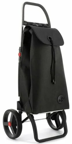 Torba na zakupy Rolser I-Max Tweed 2 Logic RSG nakółkach, czarna