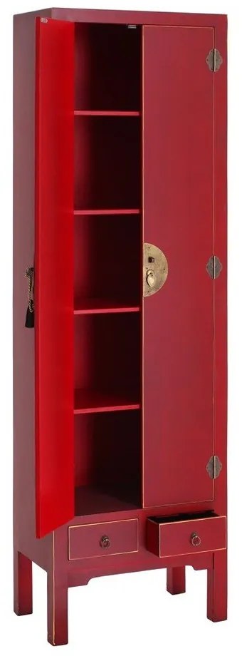 Czerwona szafa 55x185 cm Oriente – Ixia
