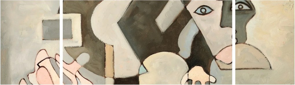 Obraz - Kubizm (170x50 cm)