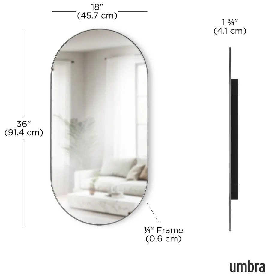 Lustro ścienne 46x91 cm Hubba – Umbra
