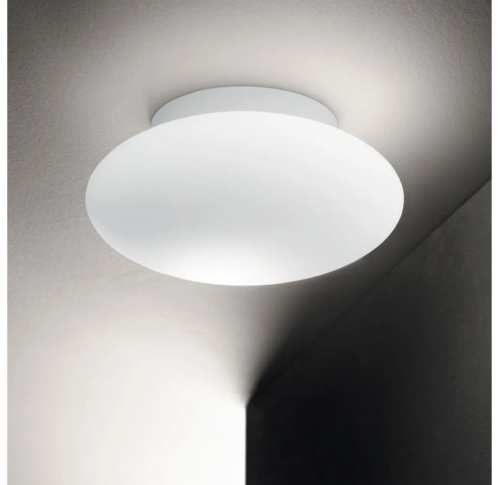 Ideal Lux-Plafon łazienkowy BUBBLE 1xE27/60W/230V śr. 33,5 cm IP44 biały