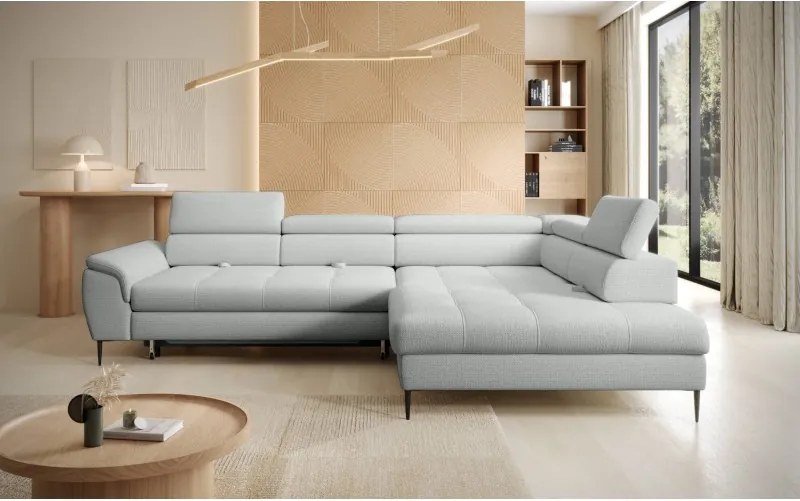 Narożnik EMPOLI L Prawostronny z funkcją spania Prawostronny w ktaninie ARAGON 80 WERSAL