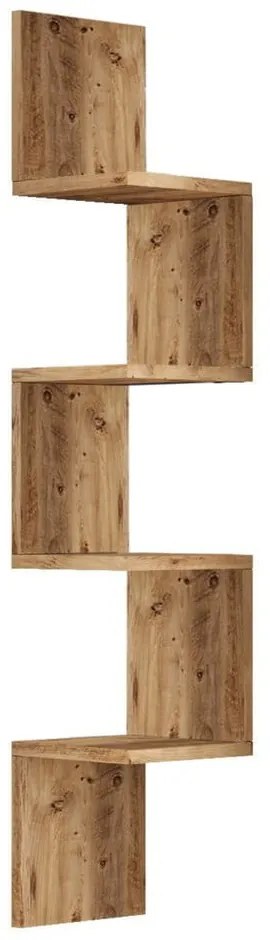 Regał ścienny w dekorze sosny 22x117 cm Laura – Kalune Design