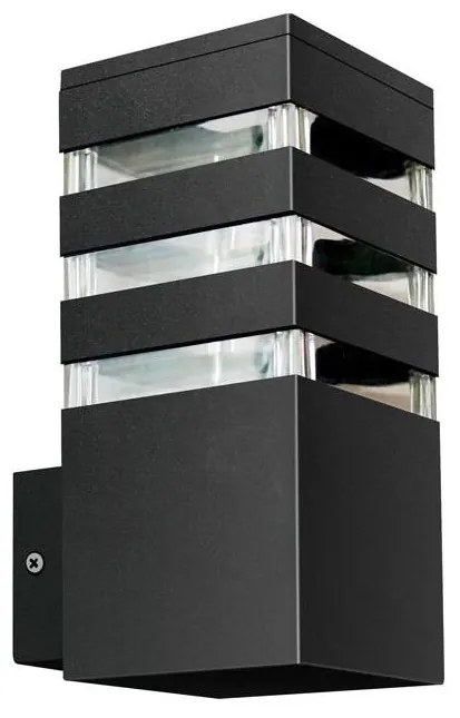 Kinkiet zewnętrzny TEKSAS 1xE27/12W/230V IP44 antracyt