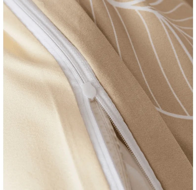 PrzytulneMieszkanie.pl PrzytulneMieszkanie.pl Pościel z mikroflanelu VIVA BUTTERFLY kremowa Rozmiar pościeli: 70 x 90 cm | 140 x 200 cm