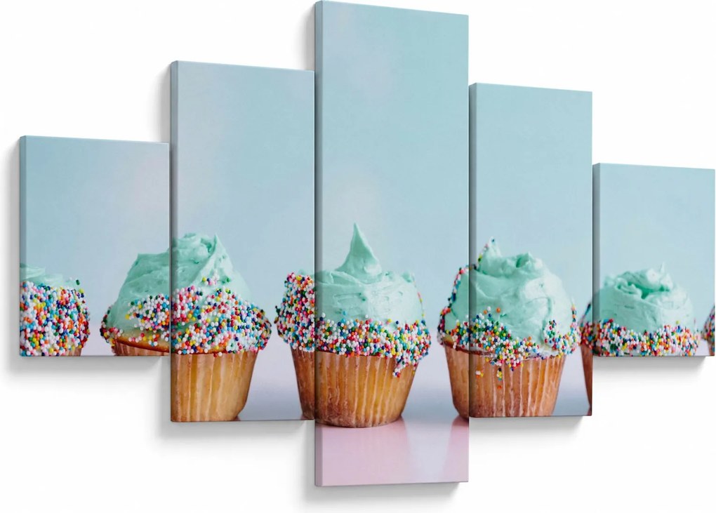 Obraz cupcakes (125x70 cm)