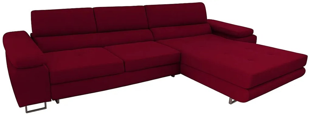 Czerwony narożnik rozkładany z pojemnikiem G9-L02