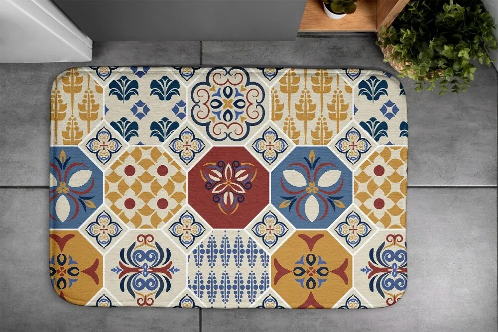 Dywanik łazienkowy antypoślizgowy Dywanik łazienkowy antypoślizgowy Azulejo