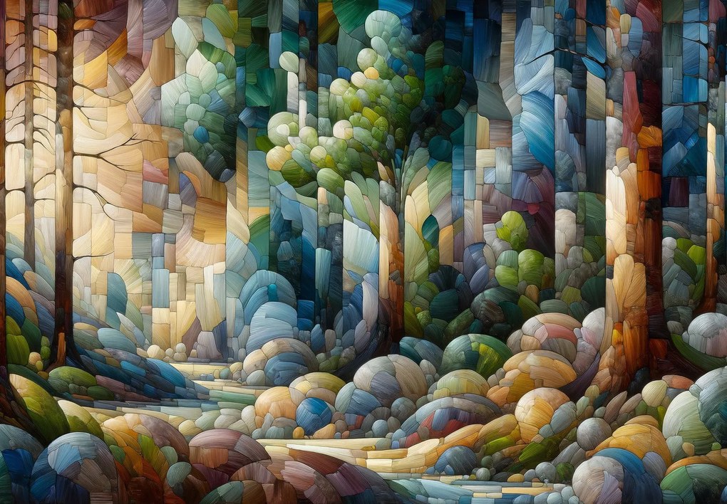 Fototapeta - Leśna kolaż (196x136 cm)
