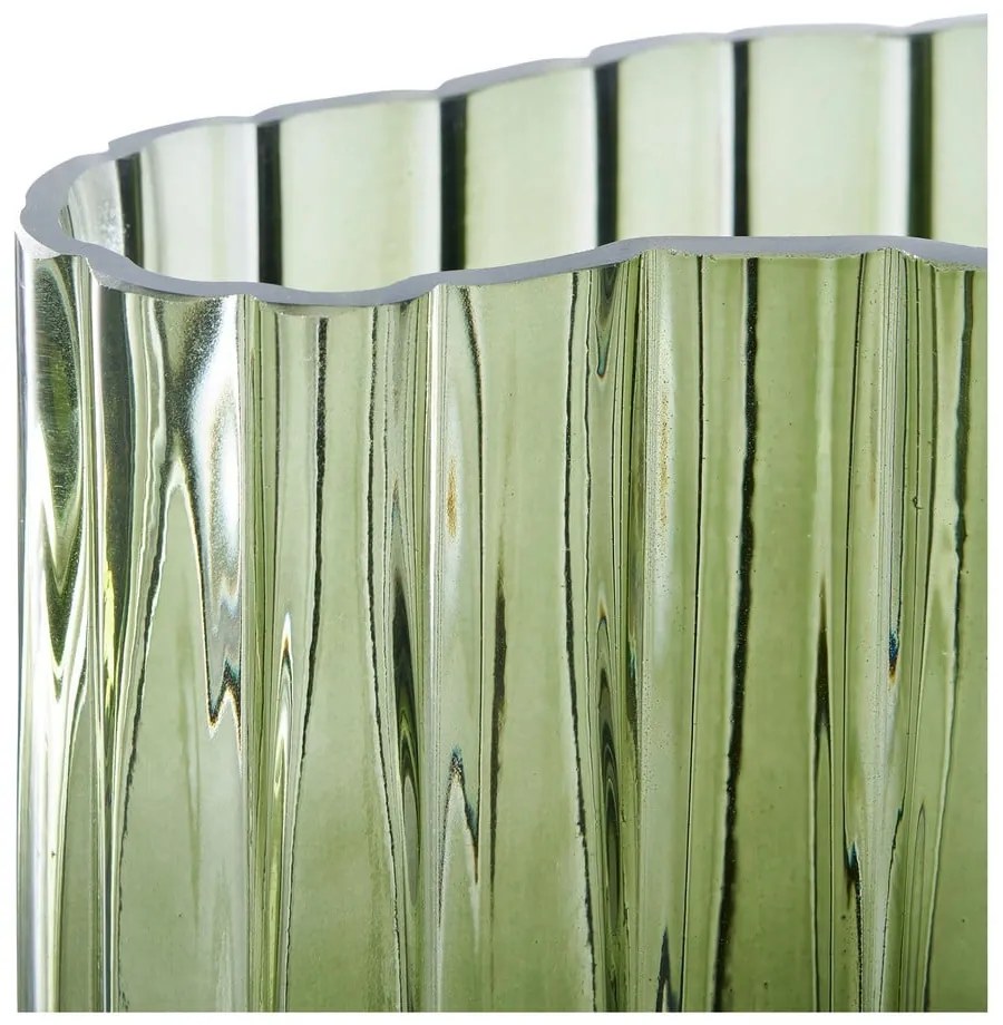 Zielony szklany wazon (wysokość 26,5 cm) – House Nordic