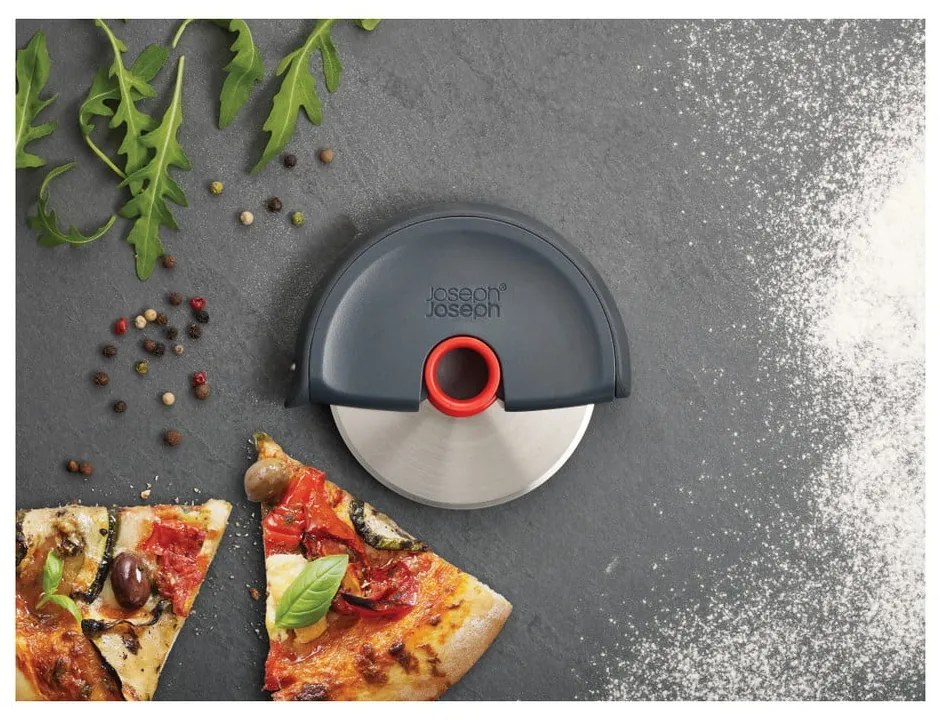 Nóż do pizzy z silikonu i stali nierdzewnej Disc – Joseph Joseph