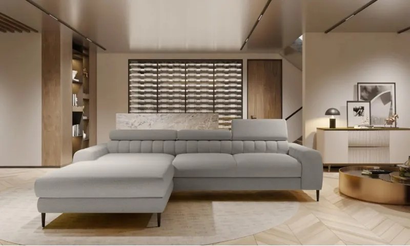 Narożnik NAVAS S z funkcją spania tkanina Promocyjna CURIO 83 WERSAL