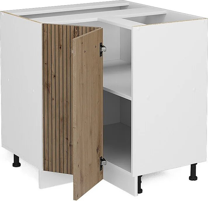 Szafka narożna dąb rzemieślniczy 75.6x60x81.6 r-line