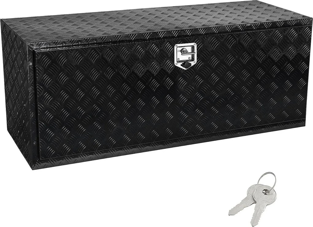Skrzynka Narzędziowa SucceBuy Aluminiowa Skrzynka Narzędziowa 152.4 x 60.96 x 60.96 cm do Podwozia Ciężarówki
