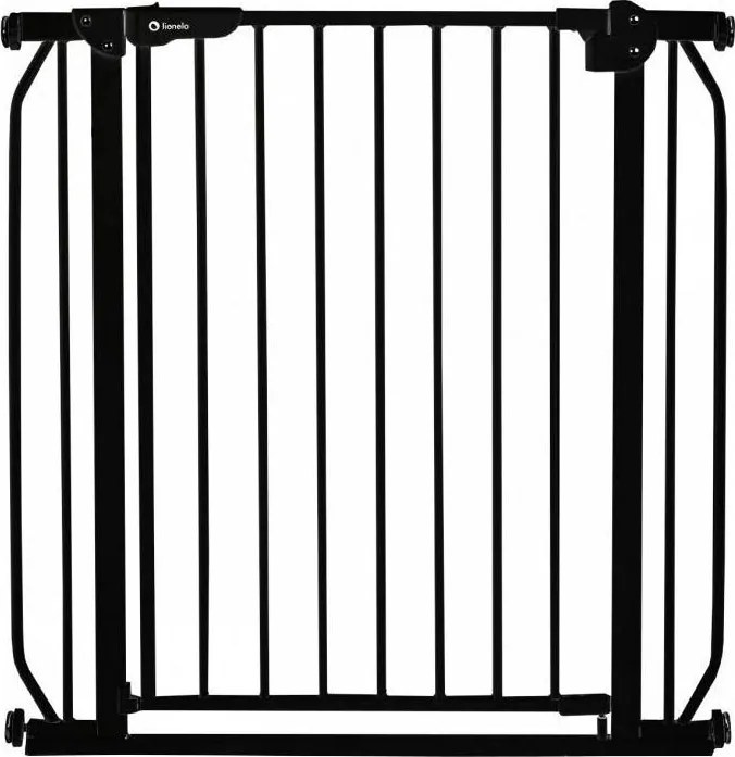 Lionelo - Bramka zabezpieczająca TRUUS SLIM czarna