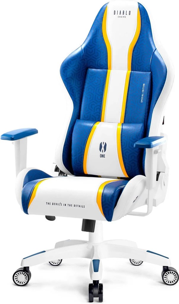 Fotel gamingowy Diablo X-One 2.0 King Size Aqua Blue Edition