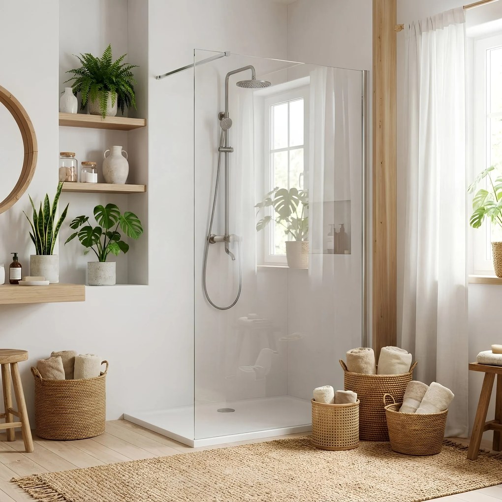 Kabina prysznicowa Walk-In Rea Flexi Transparent / Chrome 70