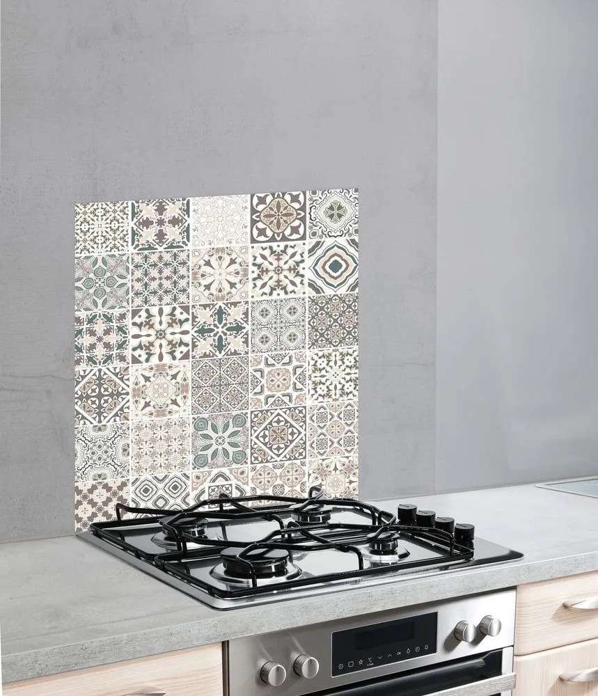 Szklana płyta ochronna na kuchenkę FLOOR TILE, 60 x 70 cm, WENKO