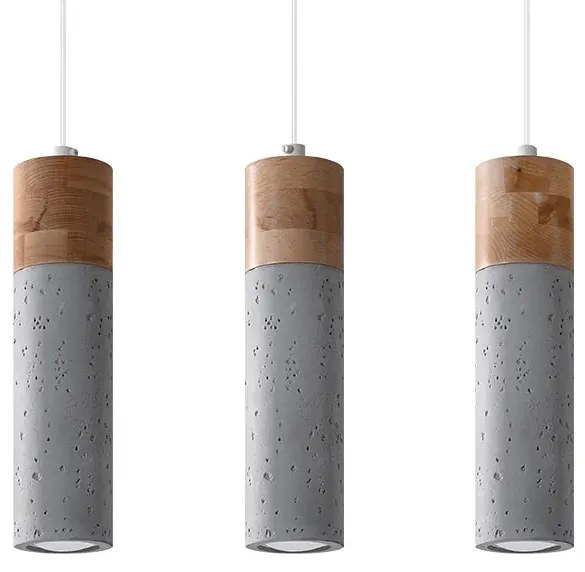 Industrialna lampa wisząca potrójna tuba 3X S164 S8-L59