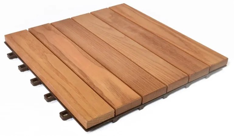Płytki podłogowe z drewna jesionowego zestaw 6 szt. Rojaplast – Thermowood