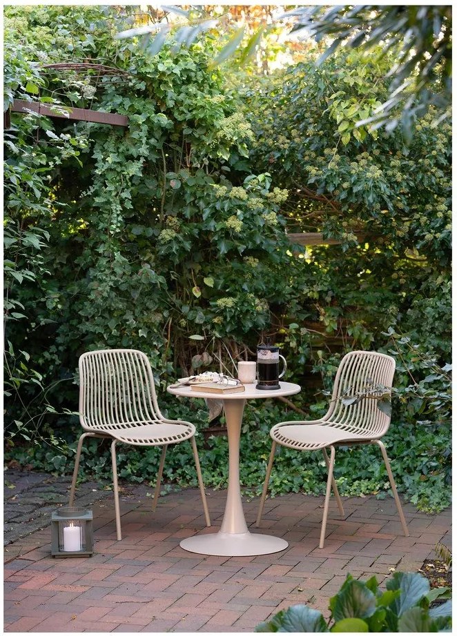 Metalowy okrągły stół ogrodowy ø 60 cm Meira – House Nordic