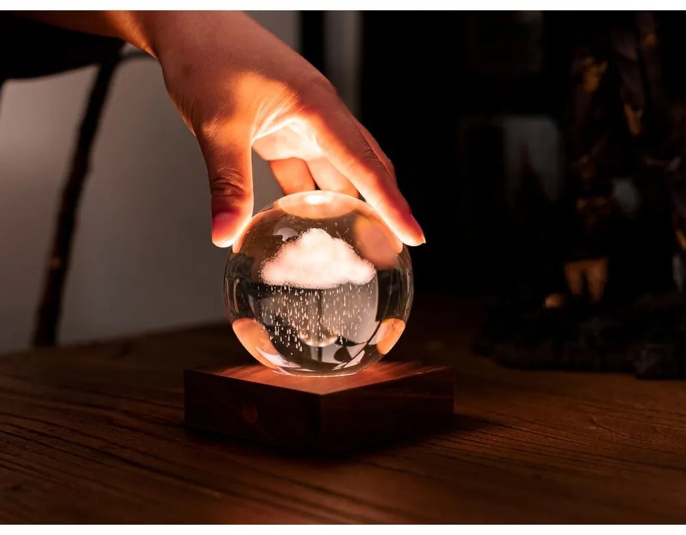 Ciemnobrązowa dekoracja świetlna na USB Amber – Gingko