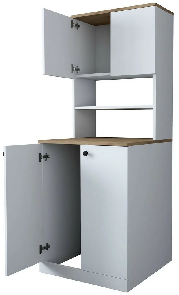 Szafka nad pralkę Kira White and Walnut