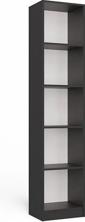 Regał Onyx R40 | Antracyt | 40x30x182 cm | Regał na książki, segregatory