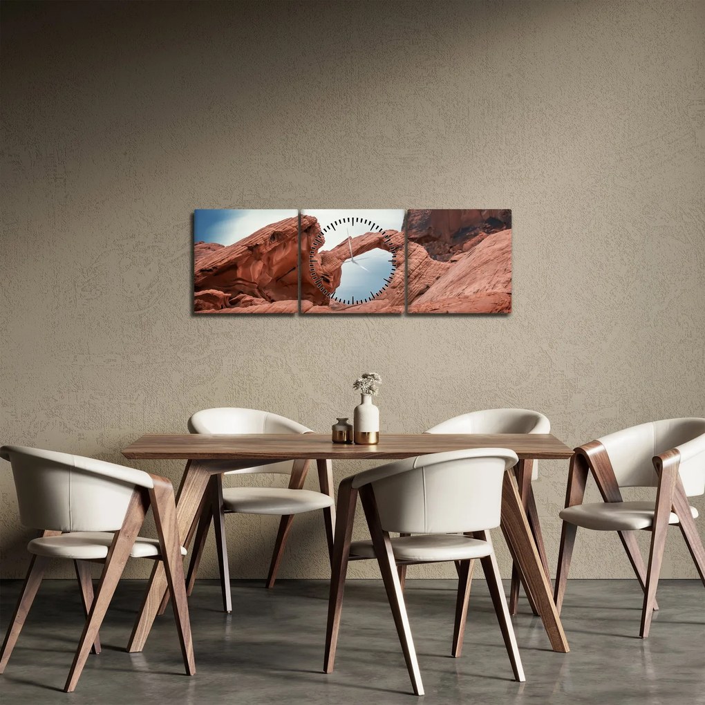 Obraz - Nevada (z zegarem) (90x30 cm)