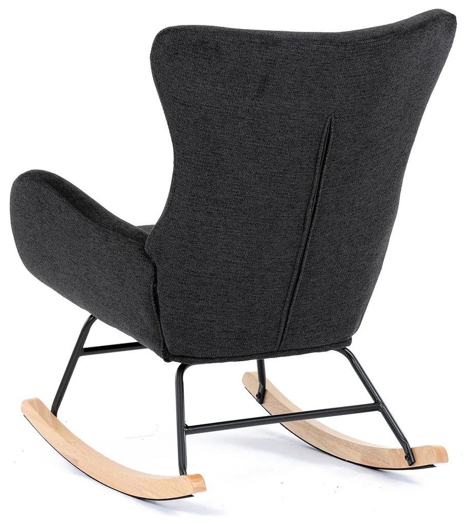 Fotel bujany BK2, czarny