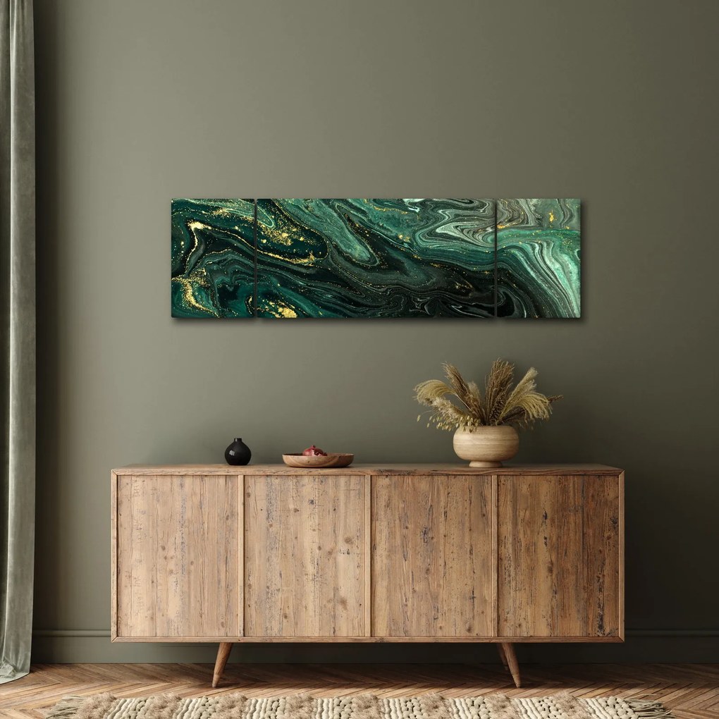 Obraz - Zielony marmur (170x50 cm)
