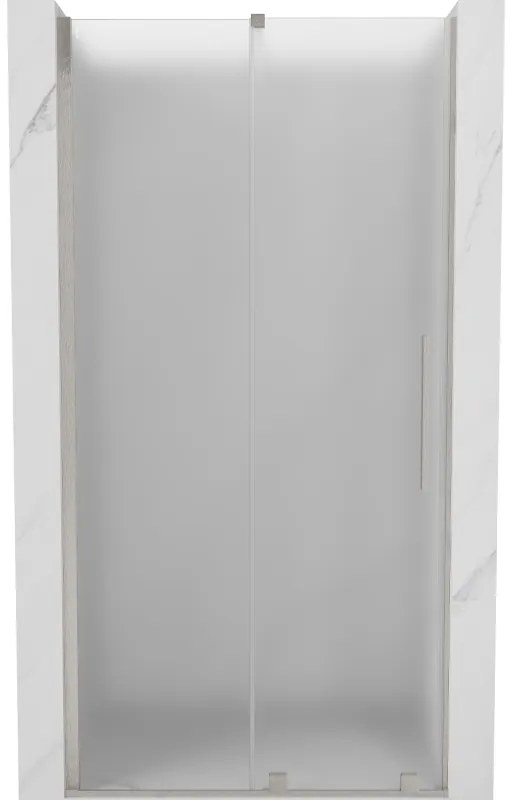 Mexen Velar drzwi prysznicowe rozsuwane 100 cm, szron, nikiel szczotkowany - 871-100-000-31-97