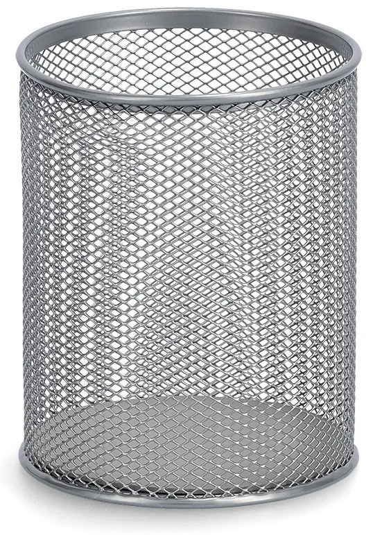 Kubek na przybory biurowe z metalowej siatki, Ø 11 cm