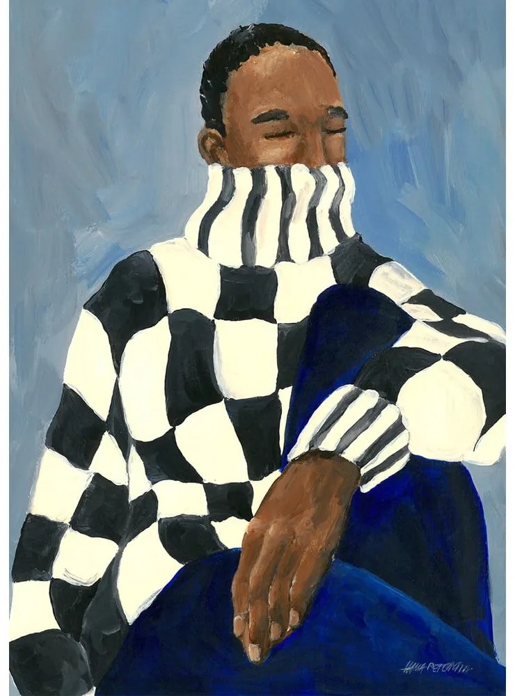 Plakat 50x70 cm Check – Hanna Peterson – The Poster Club