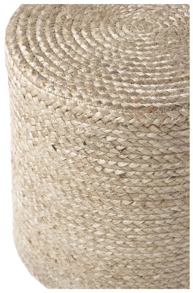 Szarobeżowy puf Jutta Greige – Hanse Home