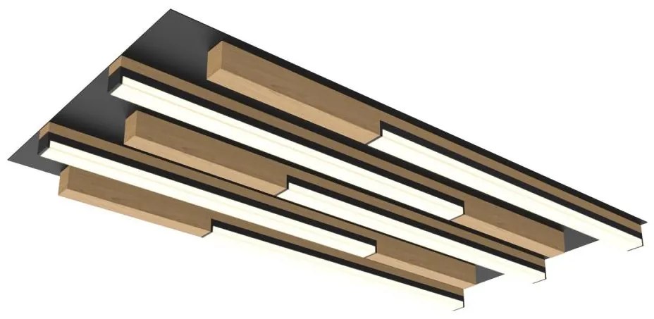 Wofi 9031-506S  - LED Plafon ściemnialny PALERMO LED/34W/230V drewno