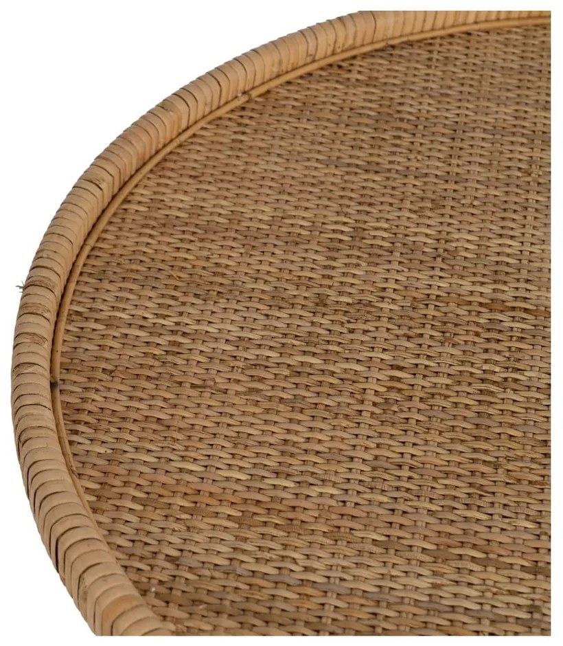 Rattanowy okrągły stolik ø 60 cm – Ixia