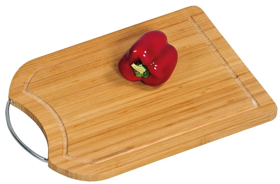 Kesper 58380 Deska bambusowa z uchwytem, 37 x 26 x1,6 cm
