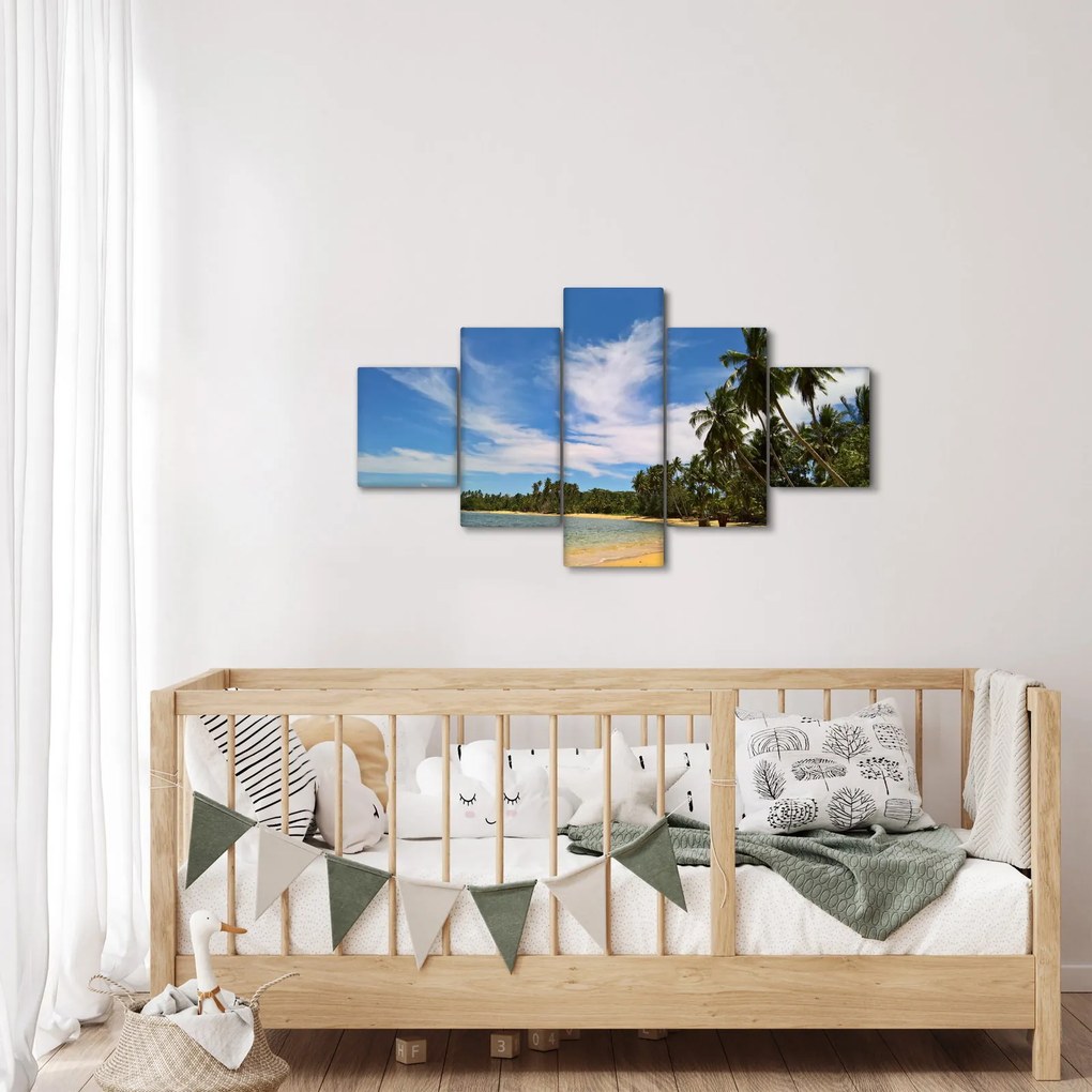 Obraz plaży (125x70 cm)