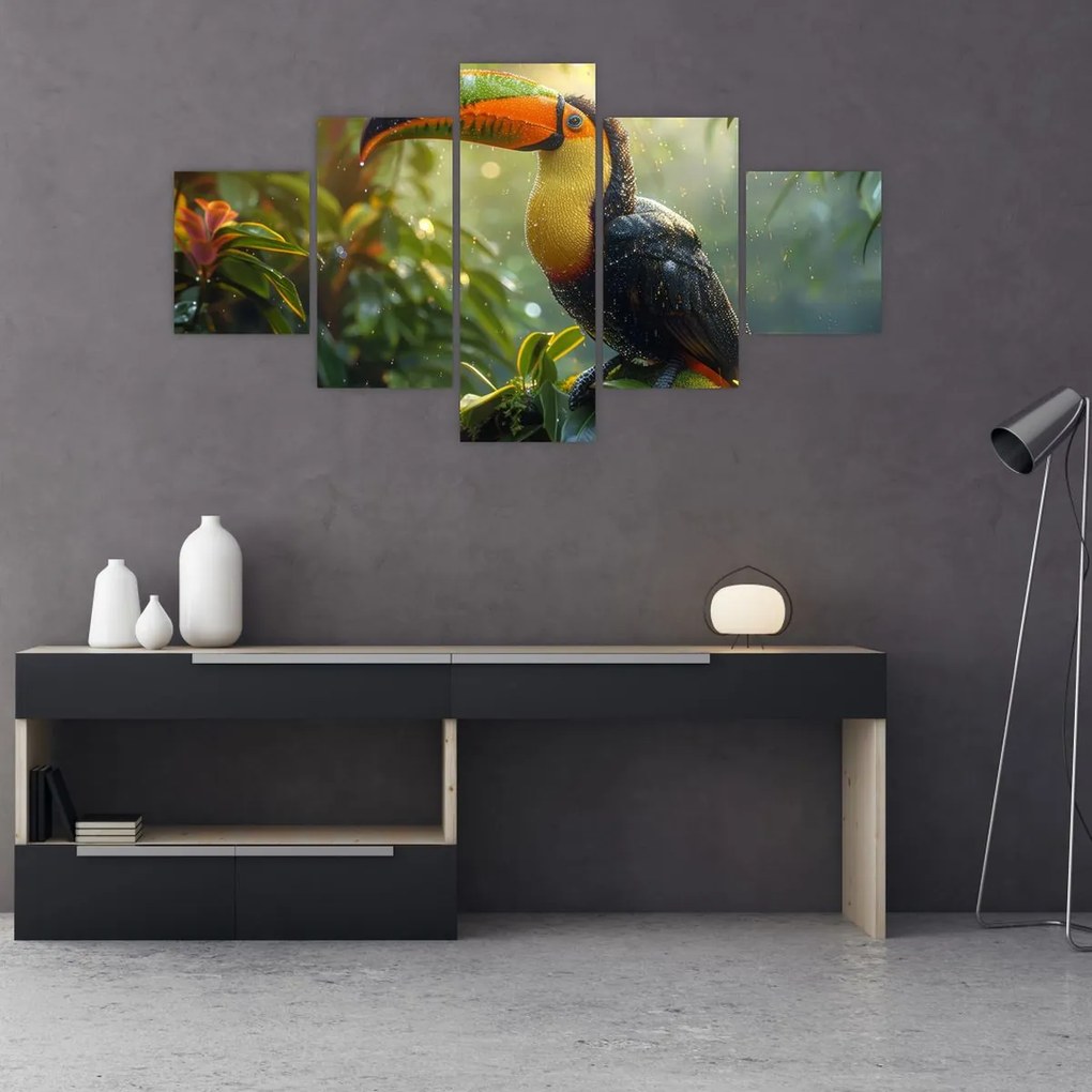 Obraz - Tukan (125x70 cm)