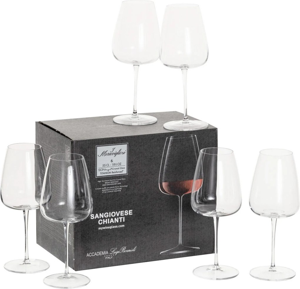 Kieliszki do wina Gioco 6 szt. 550ml