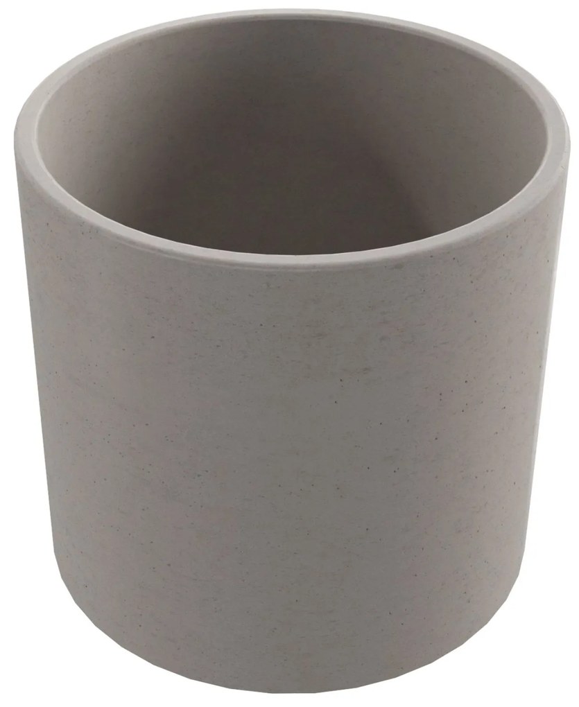 Umywalka betonowa nablatowa okrągła bez otworu na baterię 41 x 40 cm BENE | różne kolory : Kolor - Cappuccino