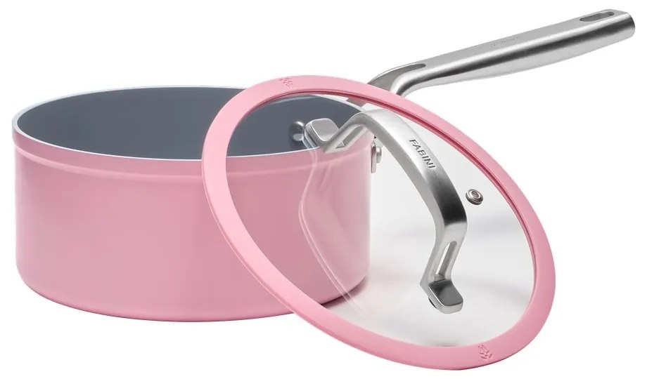 Garnek aluminiowy z pokrywką/z nieprzywierającą powierzchnią odpowiedni na indukcję 2,4 l Meda 3.0 – FABINI