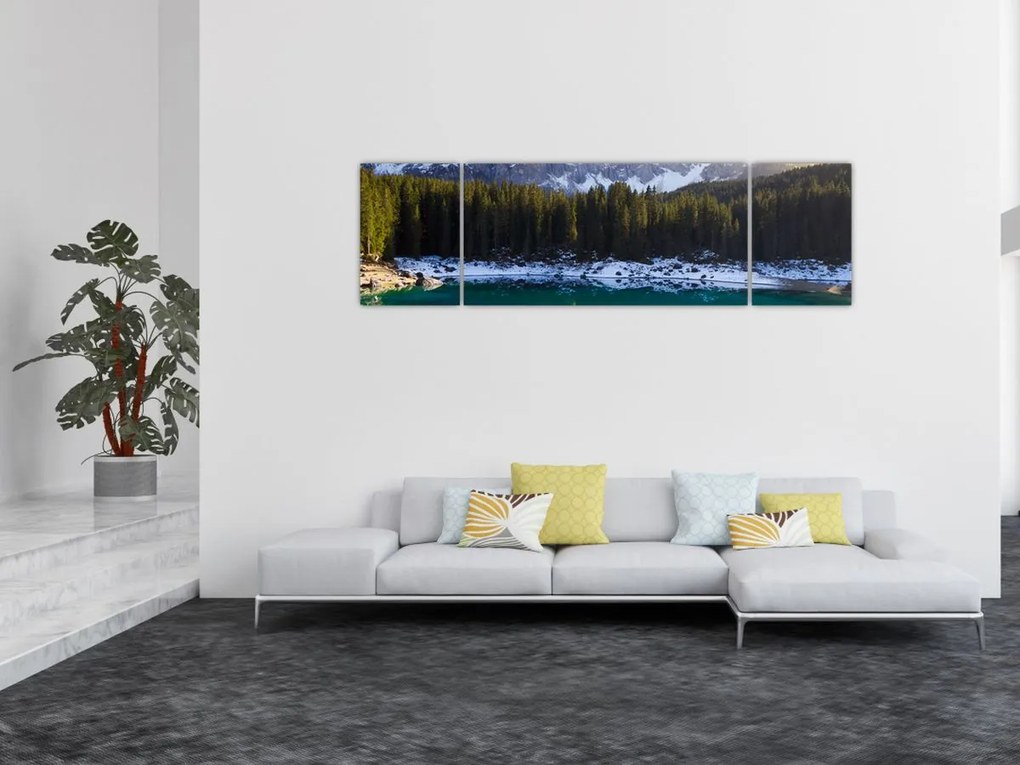 Obraz - Jezioro Karersee (170x50 cm)