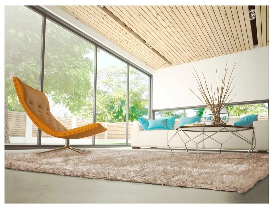 Beżowy dywan Universal Aloe Liso, 80x150 cm