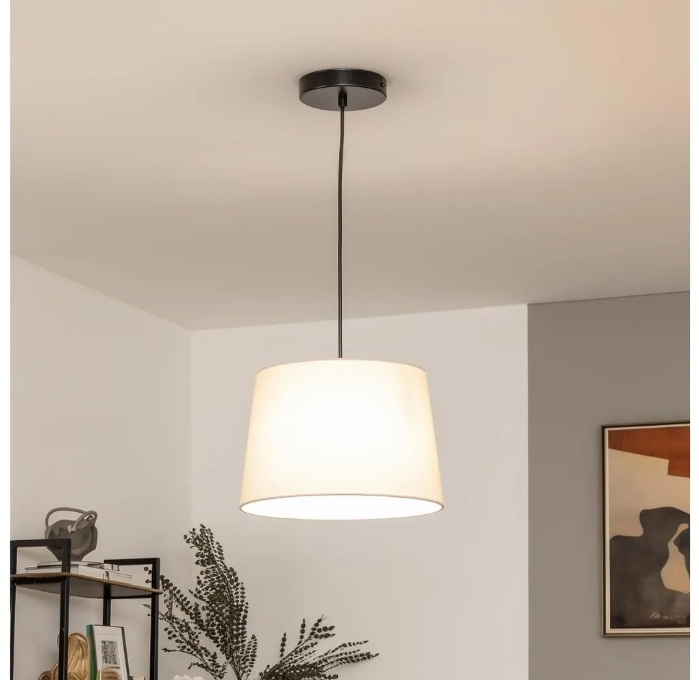 Brilagi - Lampa wisząca LED na lince CERIA 1xE27/40W/230V Ø 30 cm beżowa
