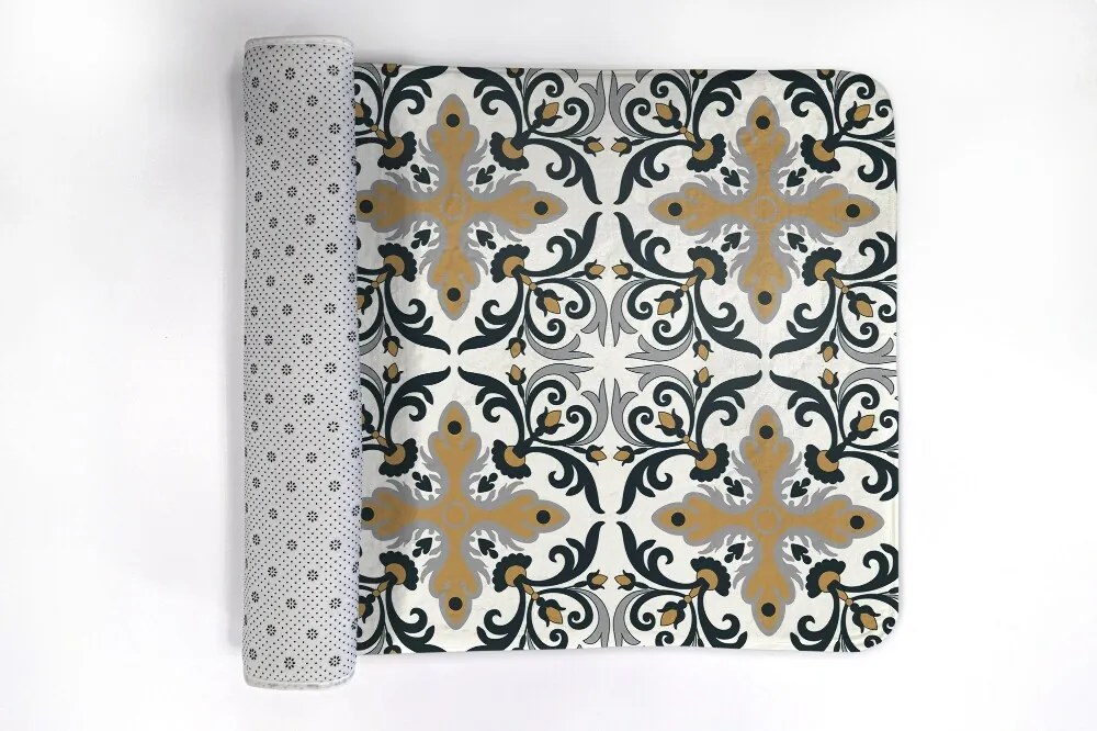 Dywanik łazienkowy antypoślizgowy Dywanik łazienkowy antypoślizgowy Wzory Geometryczne