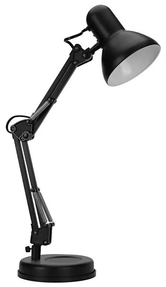 Aigostar - Lampa stołowa 2w1 1xE27/40W/230V czarna