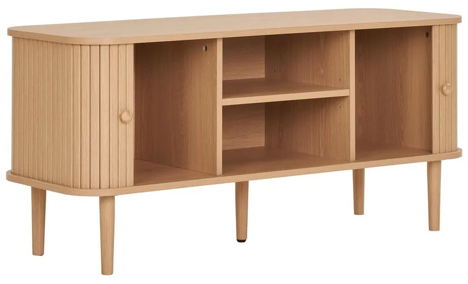 Szafka pod TV w dekorze sosny w naturalnym kolorze 113x51,5x40 cm Nikko – House Nordic