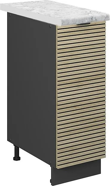 Szafka apteczna panel dębowy 30x60x82 fame-line